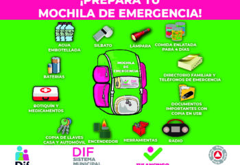 mochila de emergencia